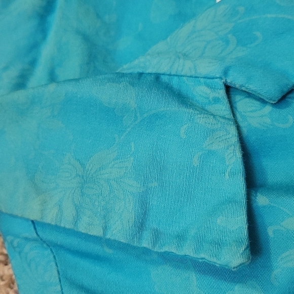 Vtg Handmade 1940s-1950s I love lucy floral damask Land Girl shirt Dress - Picture 9 of 11